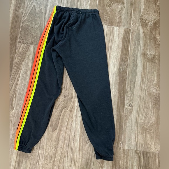 Aviator Nation 5 Stripe Sweatpants Joggers. Navy. Size Small. - Picture 5 of 10